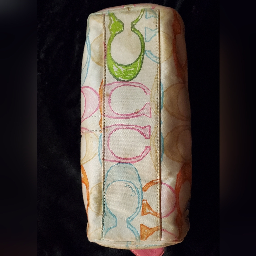 Authentic Coach Scribble Multicolor Shoulder Bag - image 4